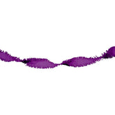 Paarse Crepe Papier Slinger 24m